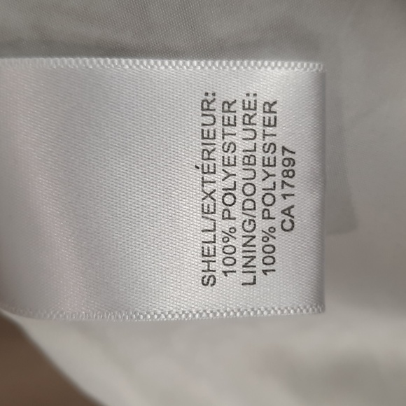 Banana Republic cream & white patterned cowl neck sleeveless top, size XS petite - Picture 8 of 9